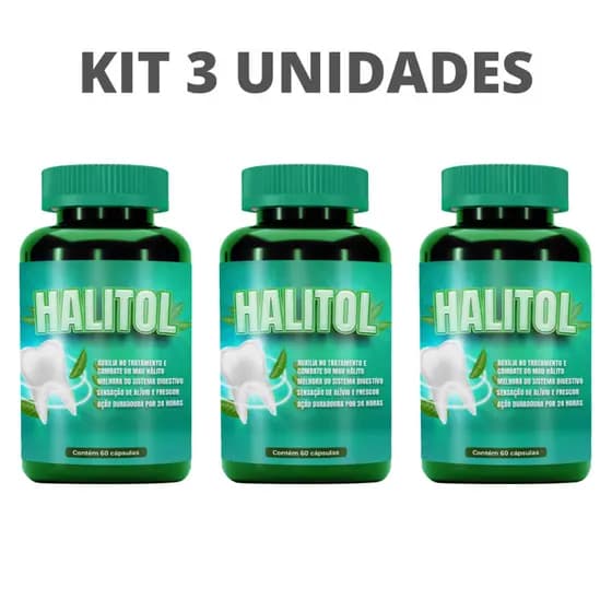 HALITOL - ALIVIO DO MAU HALITO ORIGINAL DE FABRICA