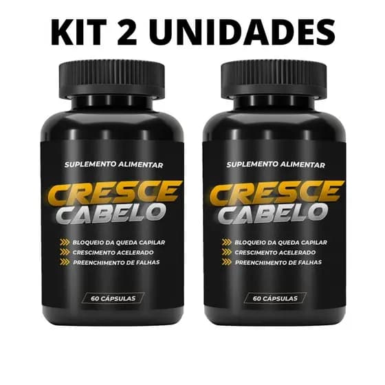 2 Cresce Cabelo 500mg - Fim da Calvice - ORIGINAL