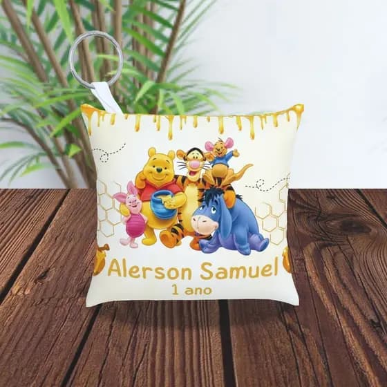 KIT ALMOCHAVEIRO PERSONALIZADO - URSINHO POOH
