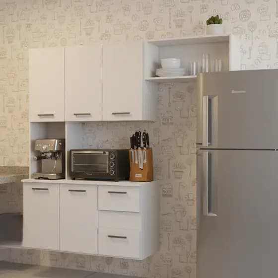 Super Oferta – Móvel Aéreo para Cozinha com Estrutura Inteligente