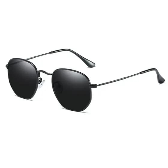 OFFER óculos de sol hexagonal unissexxx lente com proteção uv400 HIGH QUALITY