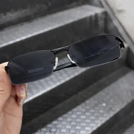 Lupa de Vilao Oculos de Sol Espelhada Lupa de Vilão Top Proteção UV400 Masculino Feminino