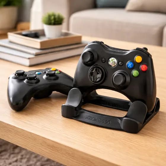 Suporte para controle de Xbox 360 | Organizador Gamer | Base Estável para 2, 3 ou 4 Controles | Dec