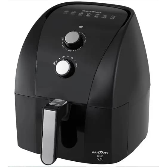 Air Fryer Britânia 5,5L 1500W Antiaderente Redstone BFR50 127V