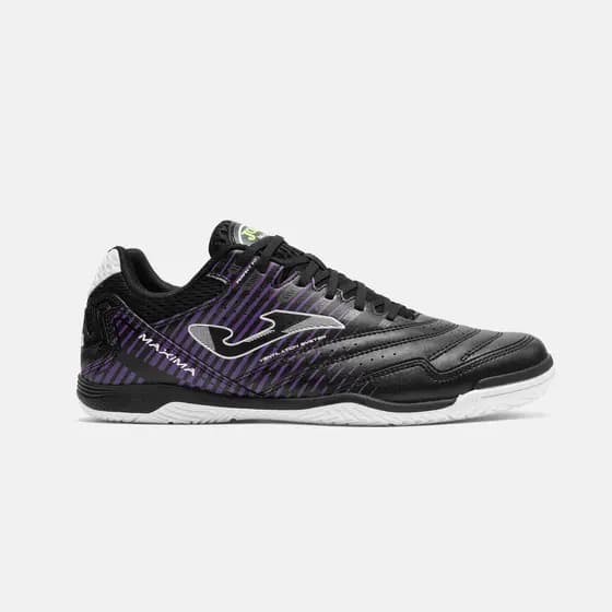 Chuteira de Futsal Joma Maxima Masculina Preto e Roxo