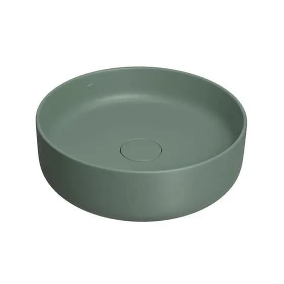 Cuba para Banheiro de Apoio Redonda Slim 40cm Verde Sálvia L.12040.49 Deca