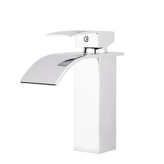 Torneira Misturador Monocomando para Banheiro de Mesa Bica Baixa 1/2 Berlim Cromado Addra