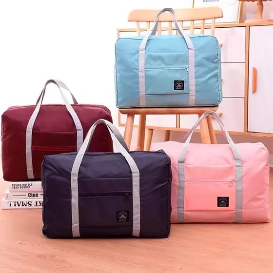 2/1 PCS Bolsa de Viagem Dobrável Impermeável Grande Capacidade Ideal Para Academia e Compras
