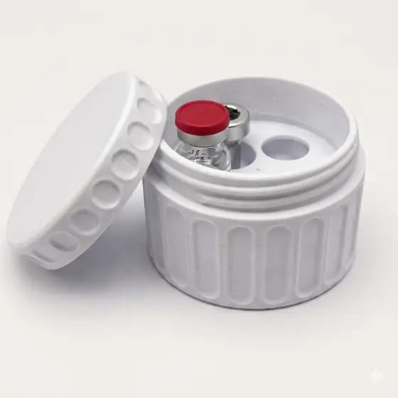 Estojo Organizador 2/4/10 Porta Ampolas Peptídeos Tirze 3ml Case Caixa para Vacinas e Injeções com Tampa
