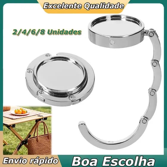 2/4/6/8 peças suporte para bolsa de mesa braçadeira de suporte bolsa e organizador de bolsa para mesas de mesa