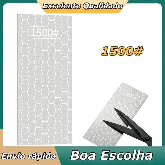 Pedra de amolar diamante grãos 1500 pedra de afiar placa de diamante 153x64mm