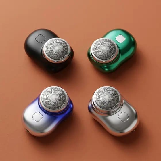 Máquina De Barbear Mini Portátil Recarregável USB À Prova D'água Premium