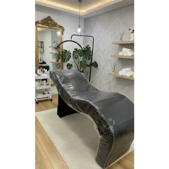 Capa de Proteção Transparente para Maca de Estética, Massagem e Fisioterapia
