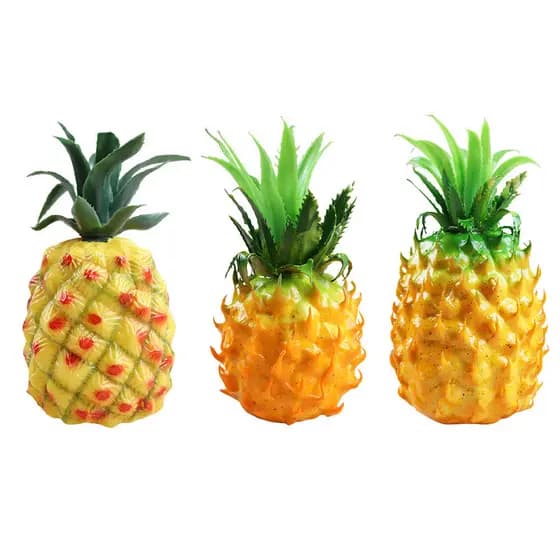 Modelo De Abacaxi Falso De Simulação Realista-Perfeito Para Brinquedos E Decoração Infantis !