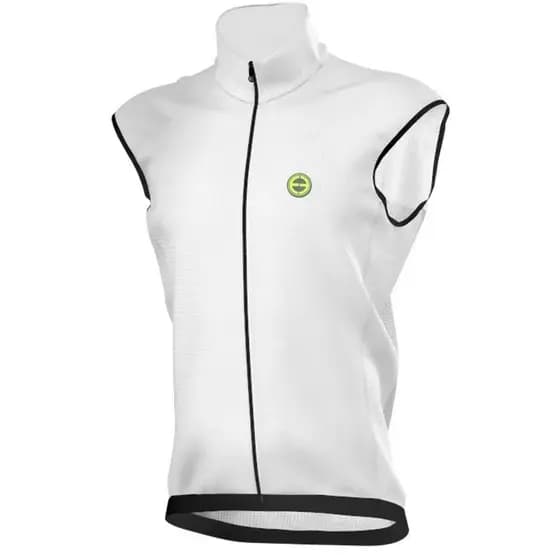 Colete de Ciclismo Corta Vento ERT Liso Branco