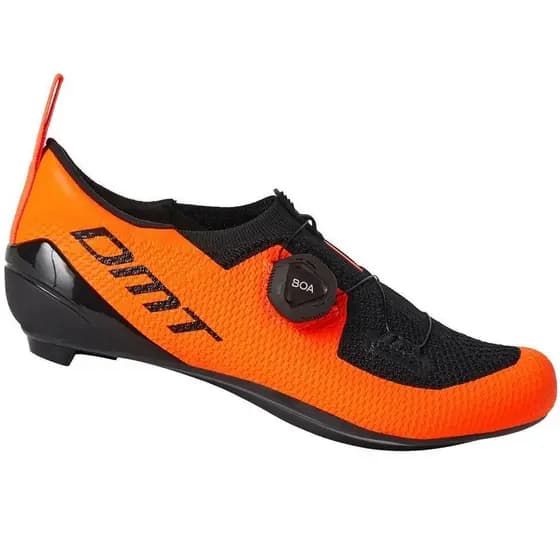 Sapatilha de Ciclismo DMT KT1 Carbon Triathlon Laranja