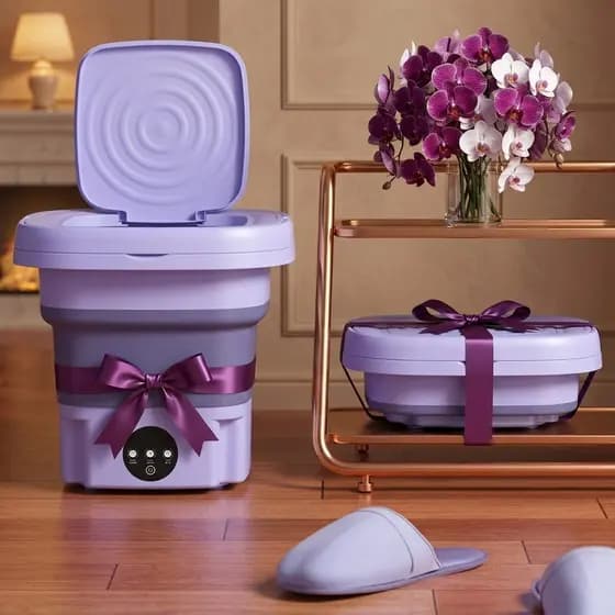 Lavadora Portátil Retrátil Bivolt 110V 220V Para Peças Delicadas E Meias