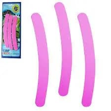 Lixa de Unha Banana Pink 16,5x2cm Kit com 3 Unidades