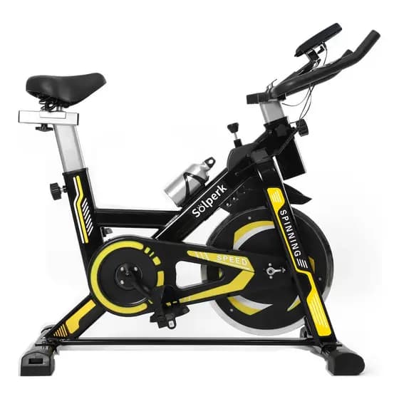Bicicleta ergométrica profissional com visor, capacidade máxima de peso de 150KG e volante de inércia10KG