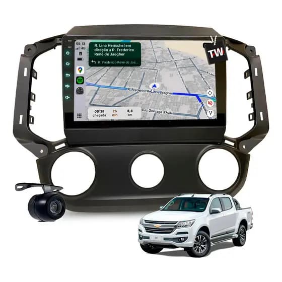Multimídia Mp10 S10 2017 2018 19 20 21 22 23 Ls Ar Analogico