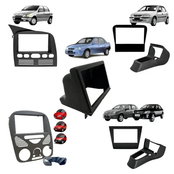 Genko Moldura 7P Fiat Chevrolet, Celta G2, Palio G1, Palio G2, Corsa 1995/2016, Uno 1995/2013