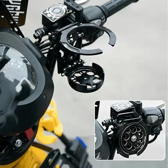 Suporte de Garrafa Dobrável, Porta-Copo para Moto, Suporte de Bicicleta para Bebida, Porta-Copo para Guidão de Bike MS04