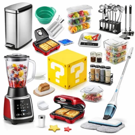 Kit 3 Produtos Casa e Cozinha Utilidades Domésticas Organização Cozinha Promoção envio aleatorio