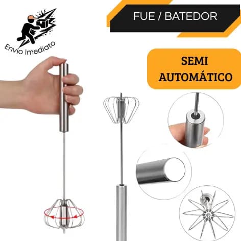 Coisas Diferentes para Casa Fue Misturador Mixer Giratório Semi-Automático Cozinha Batedor de Ovos