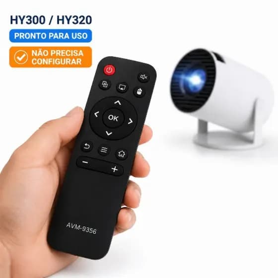 Controle Remoto Para Projetor HY300 HY320 AVM-9356/LE-7373 Pronto Para Uso