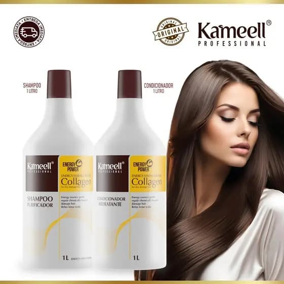 Kit Shampoo + Condicionador 1L | Hidratação Profunda e Brilho | Uso Diário Profissional