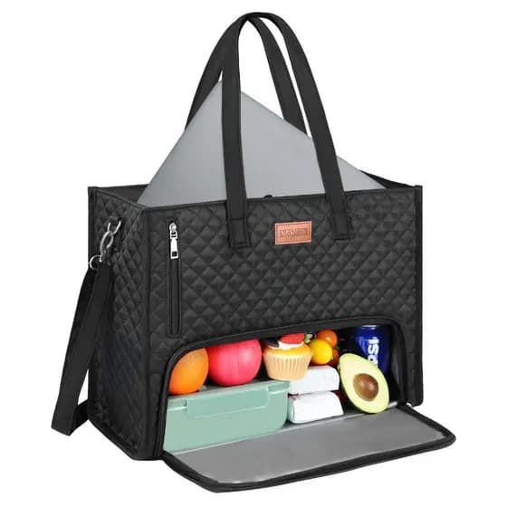 INSMEER Lancheira Termica 22L, Bolsa Térmica para Marmita para Trabalho, Acampamento ou Viagens
