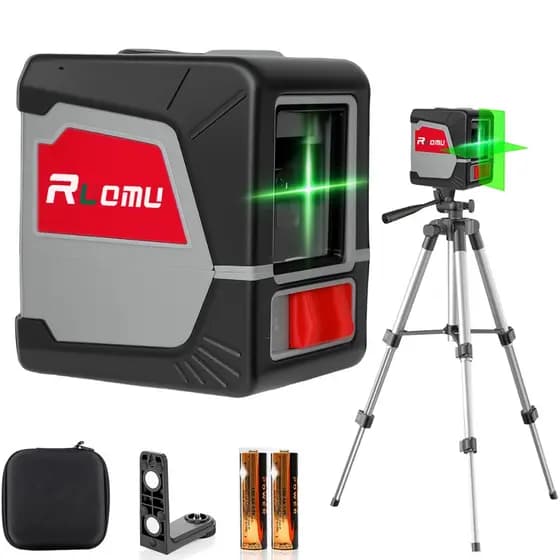 Nivel a laser profissional 2 linhas verde nível a laser com tripé 20M