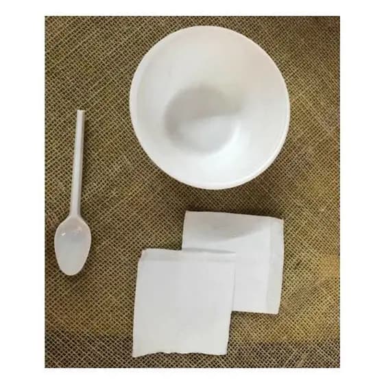 Kit Cumbuca Sopa/Açai Colher e Guardanapo c/50un