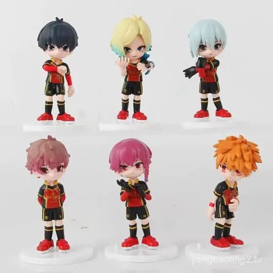 Figuras Colecionaveis Blue Lock Sachi Bachira Kunigami Chigiri