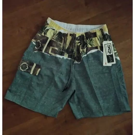 Shorts praiano Tactel secagem rápida