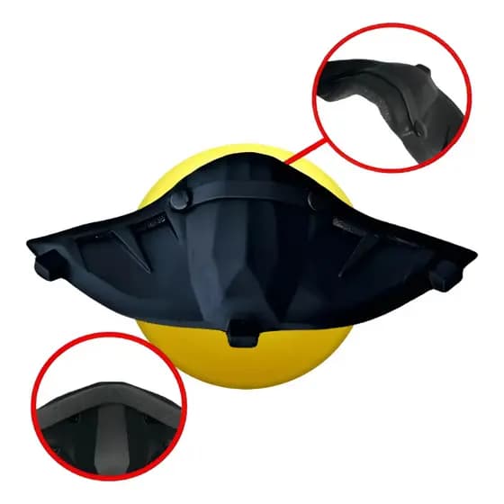Narigueira Alta Com Clip Compatível Capacete FW3 Espuma Hjc Ls2 Mormaii Norisk Fw3