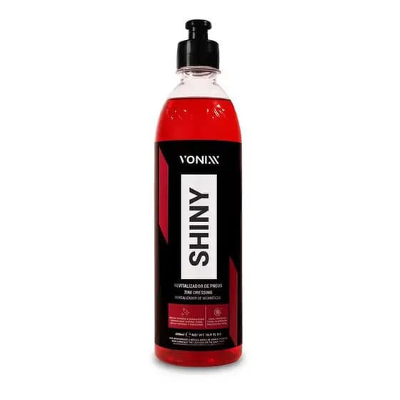 Shiny VONIXX 500ml Pretinho Para Pneu Brilho Molhado Longa Duração
