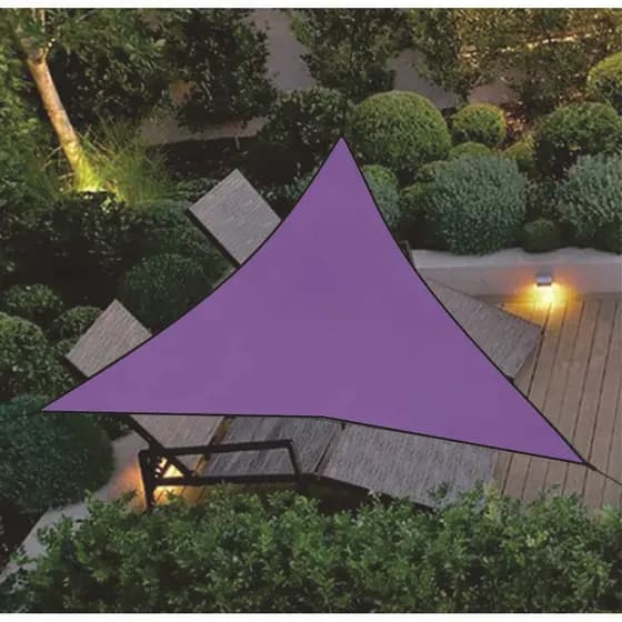 Estúdio de visualização de protetor solar com dossel triangular para toldo externo 3M4M6M