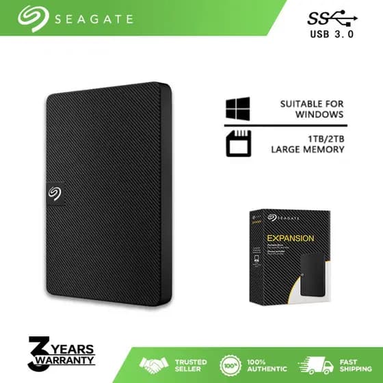 Disco Rígido Externo Seagate original , 2tb , 4tb , Móvel , Portátil , HDD 2.5 , À Prova De