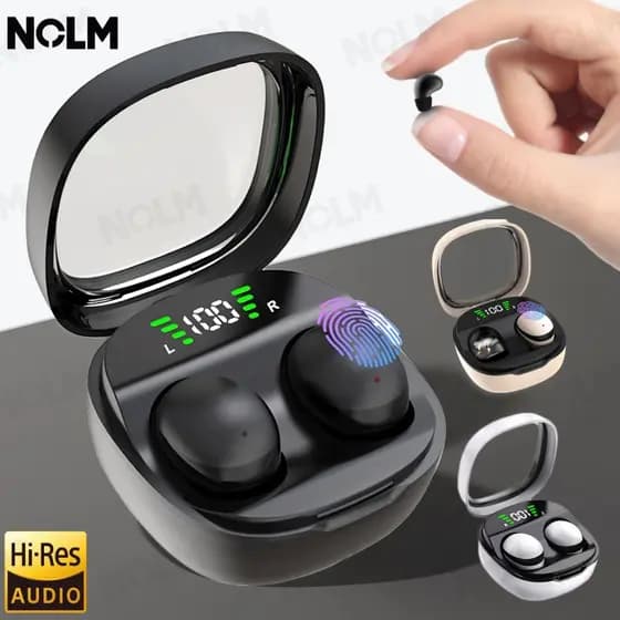 Fones De Ouvido Invisíveis-Bluetooth SK19 Esportivos 5.3 Intra-Auriculares Sem Fio Estéreo Para Redução De Ruído HIFI-NO