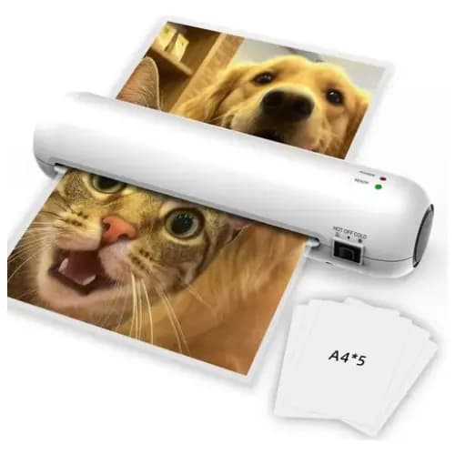 Plastificadora Laminadora A4 SL280 127V Quente E Frio ABS Antiatolamento Para Documentos Fotos