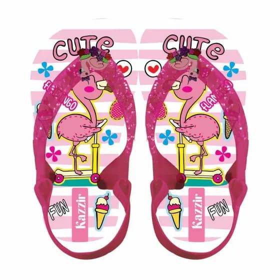 Chinelo Infantil bebe Baby Marca própria Menina confortável macio leve com elástico 01