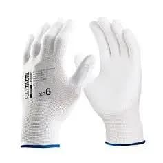 KIT 10 Luvas de segurança flextáctil / pu (tamanho P - 7)