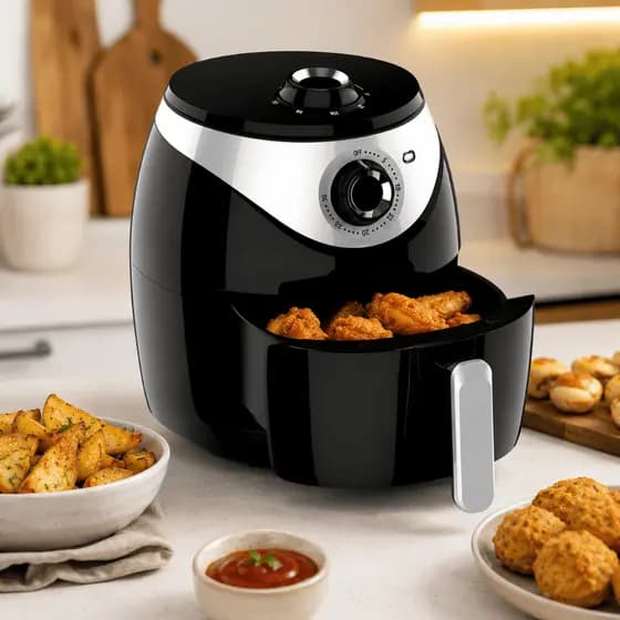 Fritadeira Elétrica Air Fryer Sem Óleo 127V e 220V Fritadeira Cozinha Saúde Fitness Comida Saudável