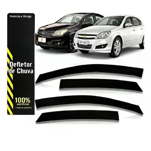 Calha Chuva Defletor Vectra Hatch/sedan 2006/2011 4p Jogo