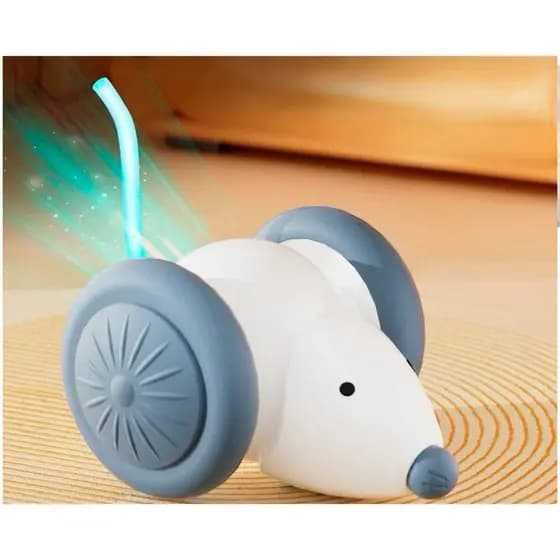 Brinquedo De Gato De Controle Remoto Recarregável Rato Brinquedos Interativos Automáticos Para Gatos Internos