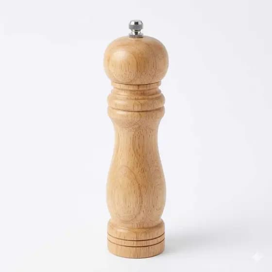 Moedor de Pimenta e Sal Madeira 21cm: Design Clássico para Sua Mesa cozinha presente-moedor de temperos