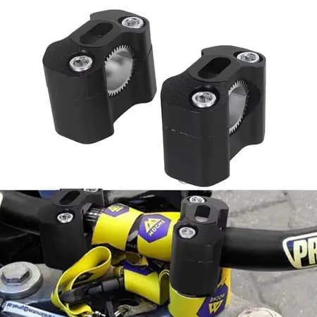 Par Alongador Adaptador de Guidão Universal 22mm a 28mm para Moto – Suporte Guid (VERIFICAR A COR COM O VENDon Honda YBR