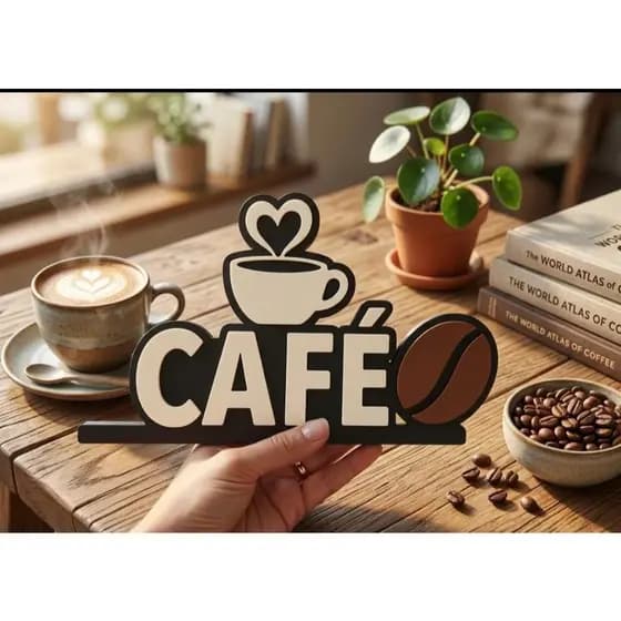 Letreiro Café | Decoração Cozinha/Cantinho do Café