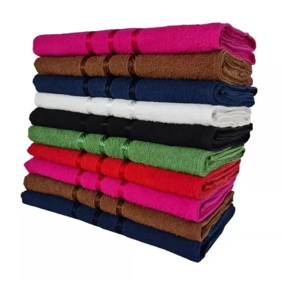 Kit 3 Toalha de Rosto Popular 45x65cm 100% Algodão Alta Absorção + Custo Benefício